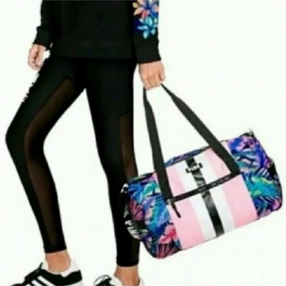 VS PINK LIMITED EDITION TROPICAL DUFFLE BAG - Picture 6 of 6